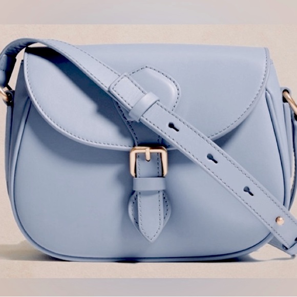 Banana Republic Blue Thistle Crossbody Bag - NWT - Picture 3 of 12